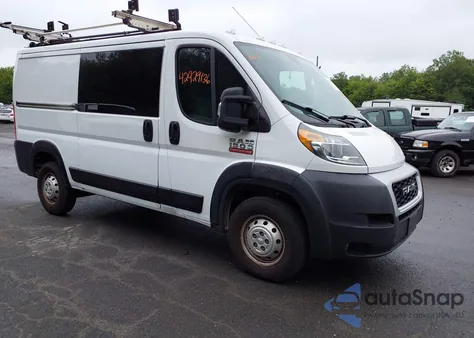 2021 Ram Promaster 1500 Low Roof 136 Wb из США, поврежденный, VIN 3C6LRVAG4ME500386